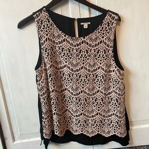 Dressy tank top, Halogen, size L, EUC, bundle only